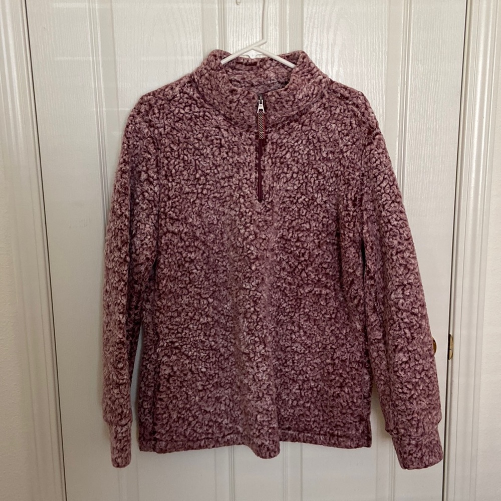 Weatherproof Vintage Plum QuarterZip